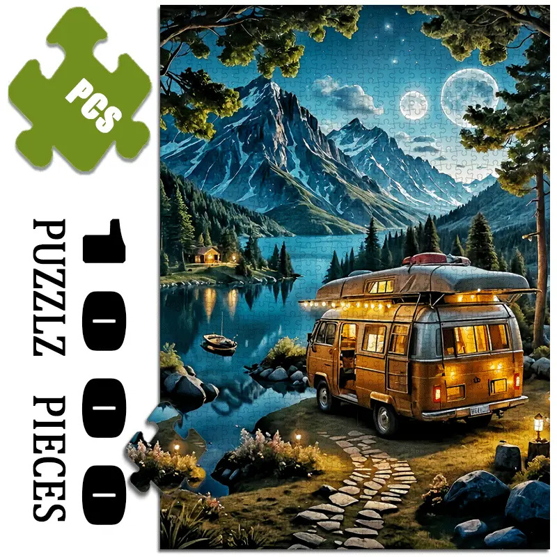 Jigsaw Puzzle Adult - 1000pcs Large Jigsaw Puzzle - Vintage