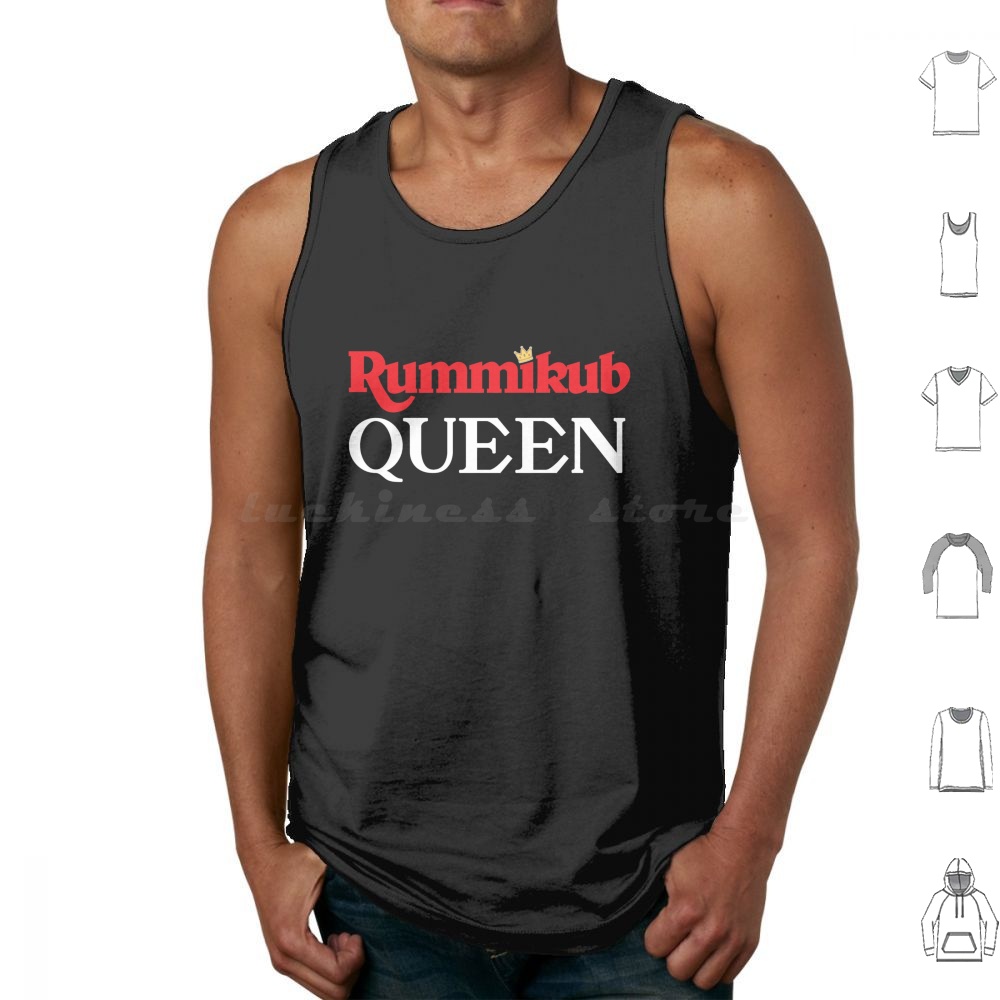 Board Game Font - Queen Royal Font Tank Tops Print