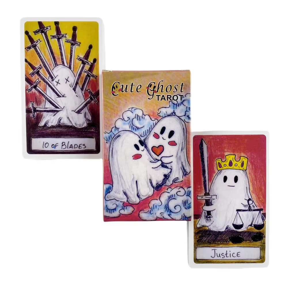 Board Game Master - Cute Ghost Tarot Deck Toy Set