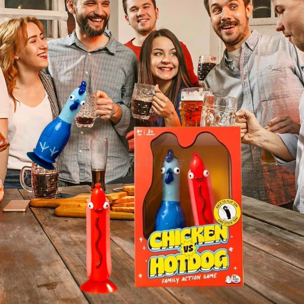Board Game Master - Fast Strategy Chicken Vs Hotdog Board