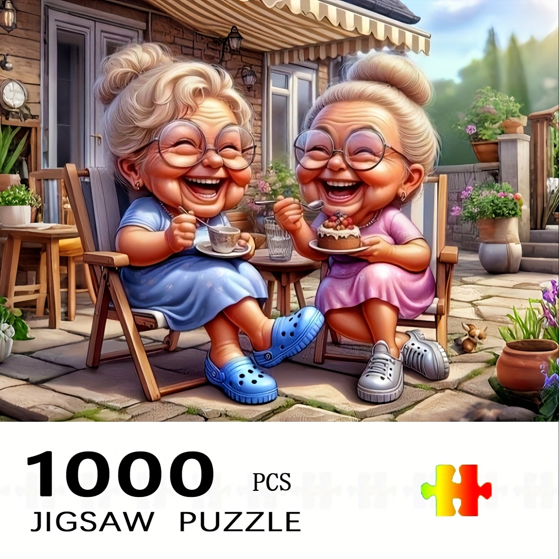 Jigsaw Puzzle Adult - 1000pcs Grandma'S Afternoon Tea Jigsaw Puzzle