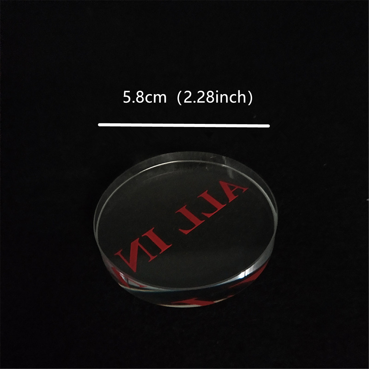 1 Pc Clear Red font Glass ALL  - đánh giá và giá Board Game Font