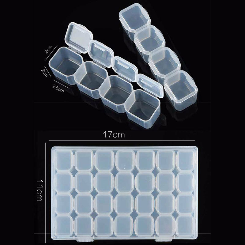 Transparent Nails Art Organize - đánh giá và giá Token Tray Organizer