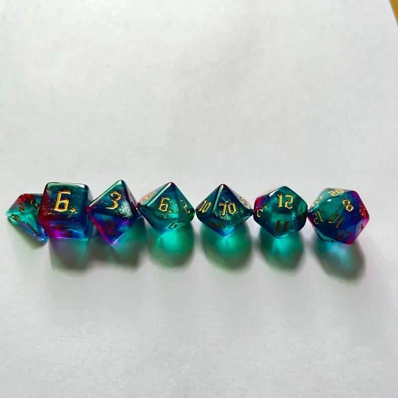 7 Pcs of New Double Colors Dic - đánh giá và giá Board Game Font