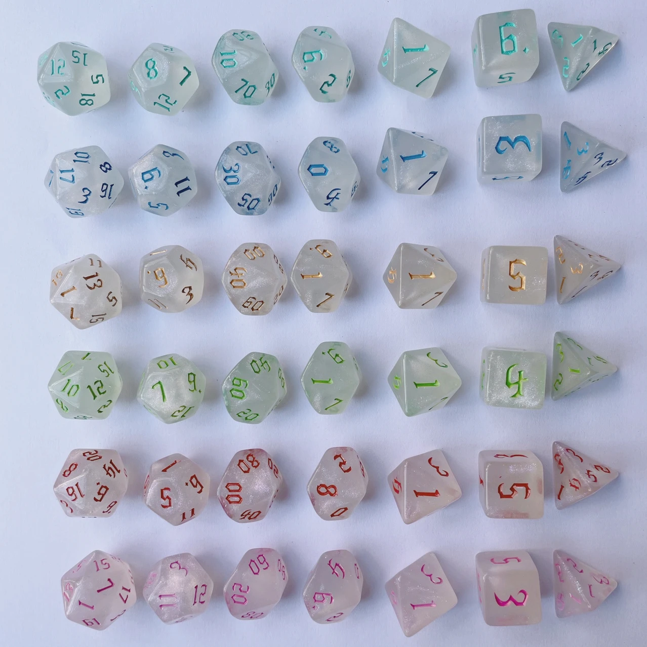 7 Pcs Set New Glitter Gold Fon - đánh giá và giá Board Game Font