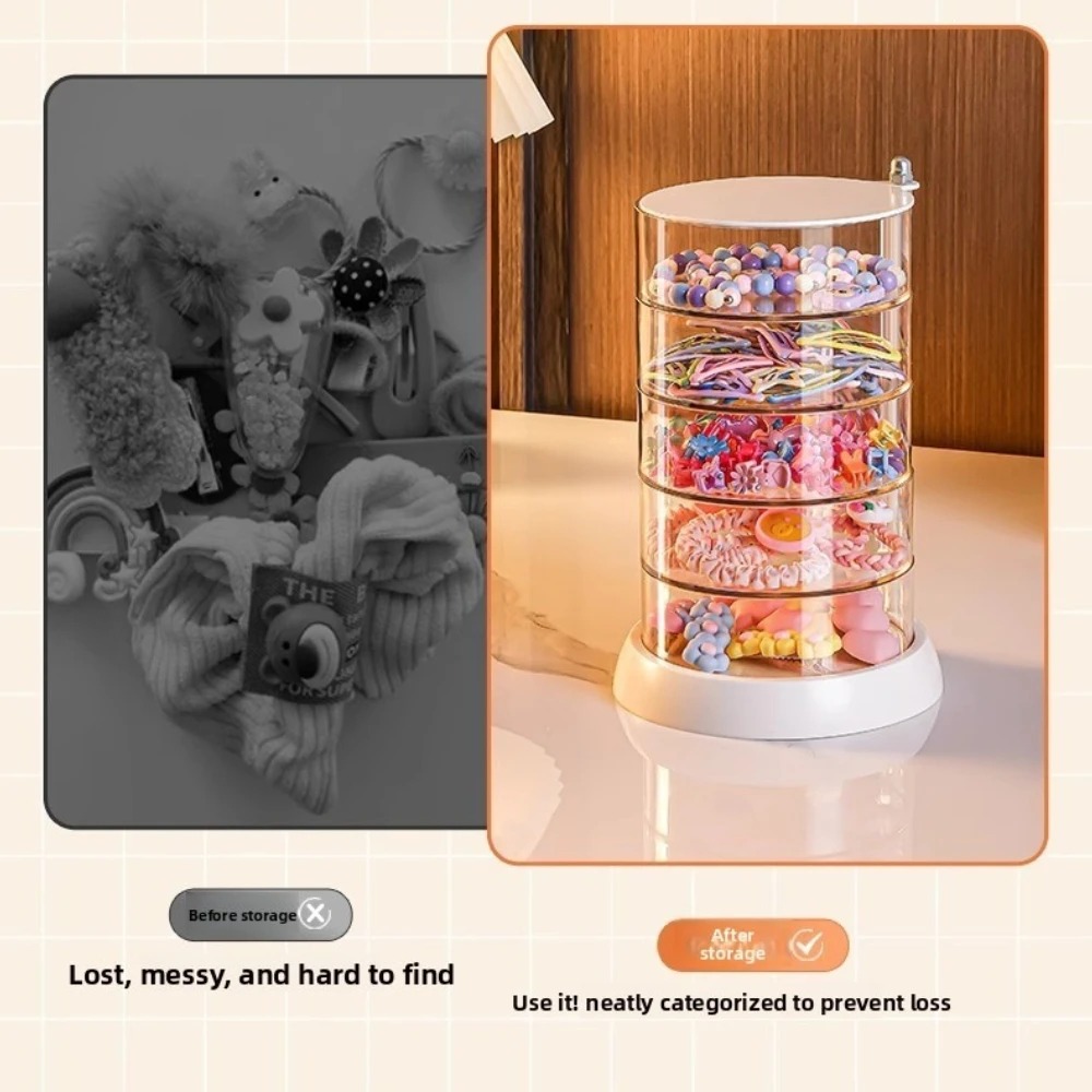 360 Rotating Clear Hair Access - đánh giá và giá Token Tray Organizer