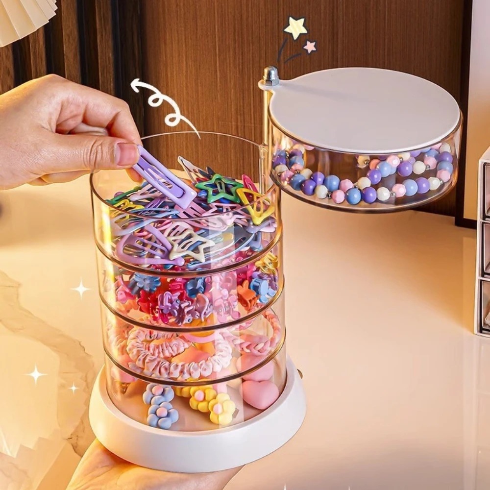 360 Rotating Clear Hair Access - đánh giá và giá Token Tray Organizer