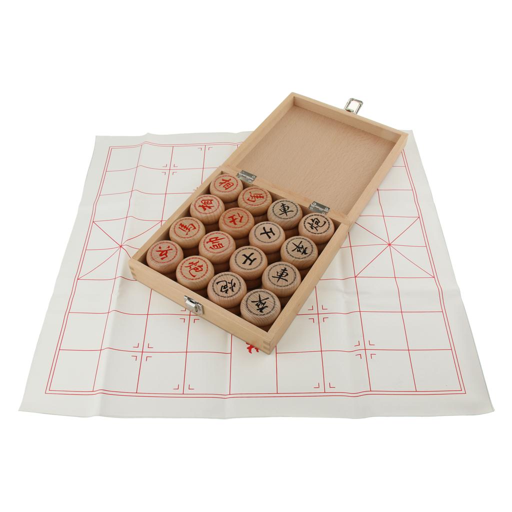 Chinese Chess Xiangqi Wooden P - đánh giá và giá Board Game Cafe