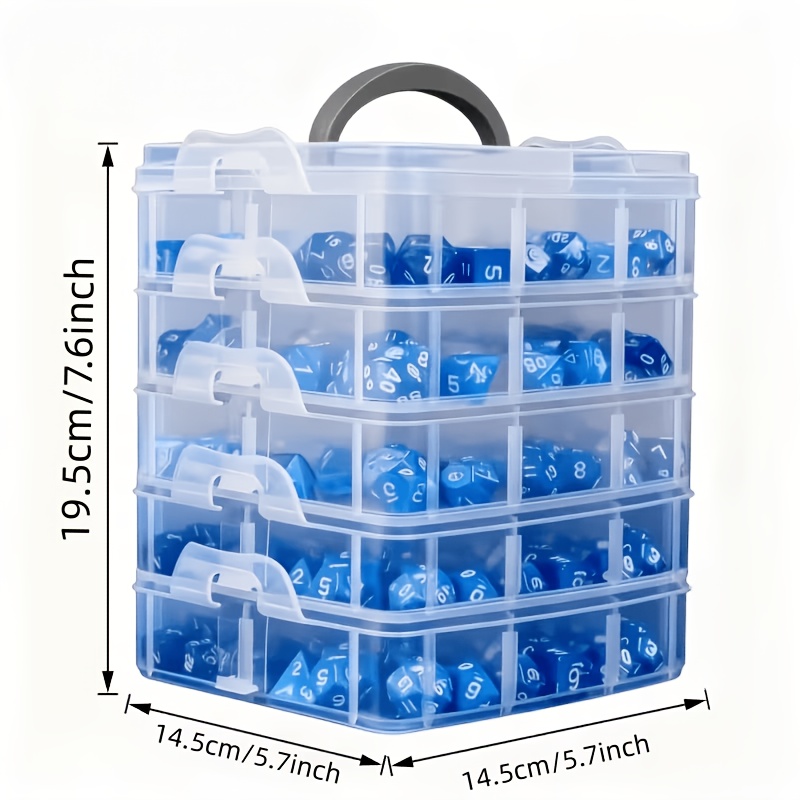 5-layer transparent storage bo - đánh giá và giá Token Tray Organizer