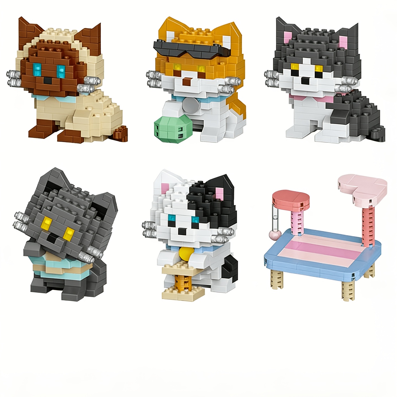 Cat Series Building Blocks Set - đánh giá và giá Board Game Master