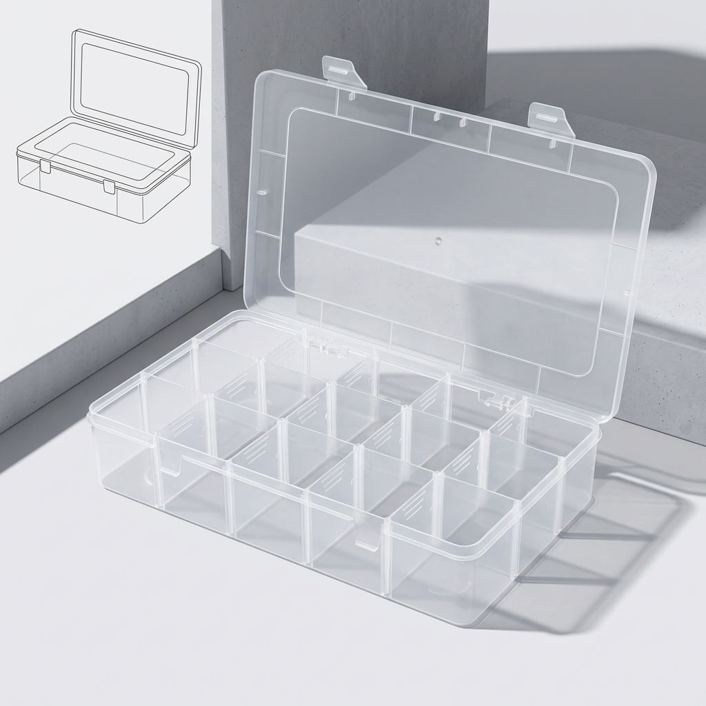 15-Compartment Storage Box wit - đánh giá và giá Token Tray Organizer