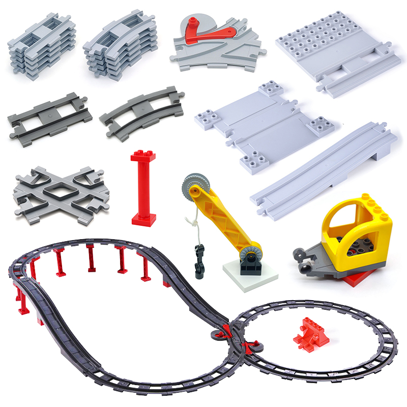 Train Track Set Big Building B - đánh giá và giá Lego Set City
