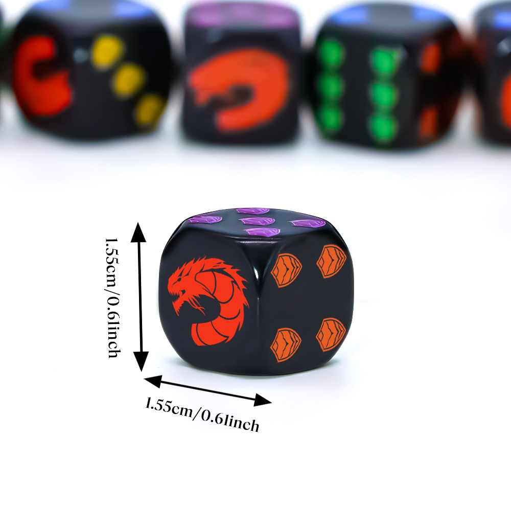6Pcs Dragon Shield Crest Polyh - đánh giá và giá Dice Set Polyhedral