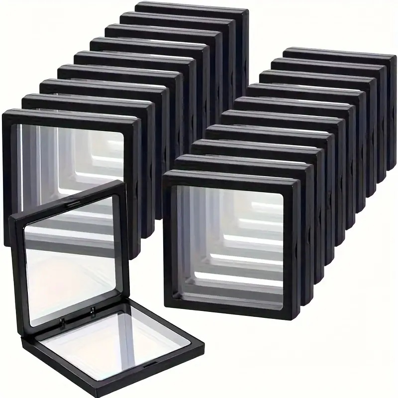 20Pcs Clearview 3D Floating Di - đánh giá và giá Token Tray Organizer