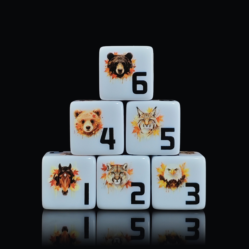 12Pcs 16MM Acrylic D6 Dice, Au - đánh giá và giá Board Game Wild Wild