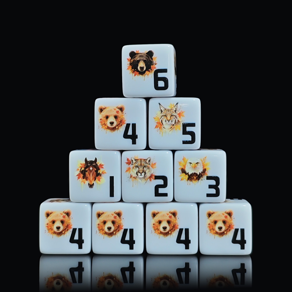 12Pcs 16MM Acrylic D6 Dice, Au - đánh giá và giá Board Game Wild Wild
