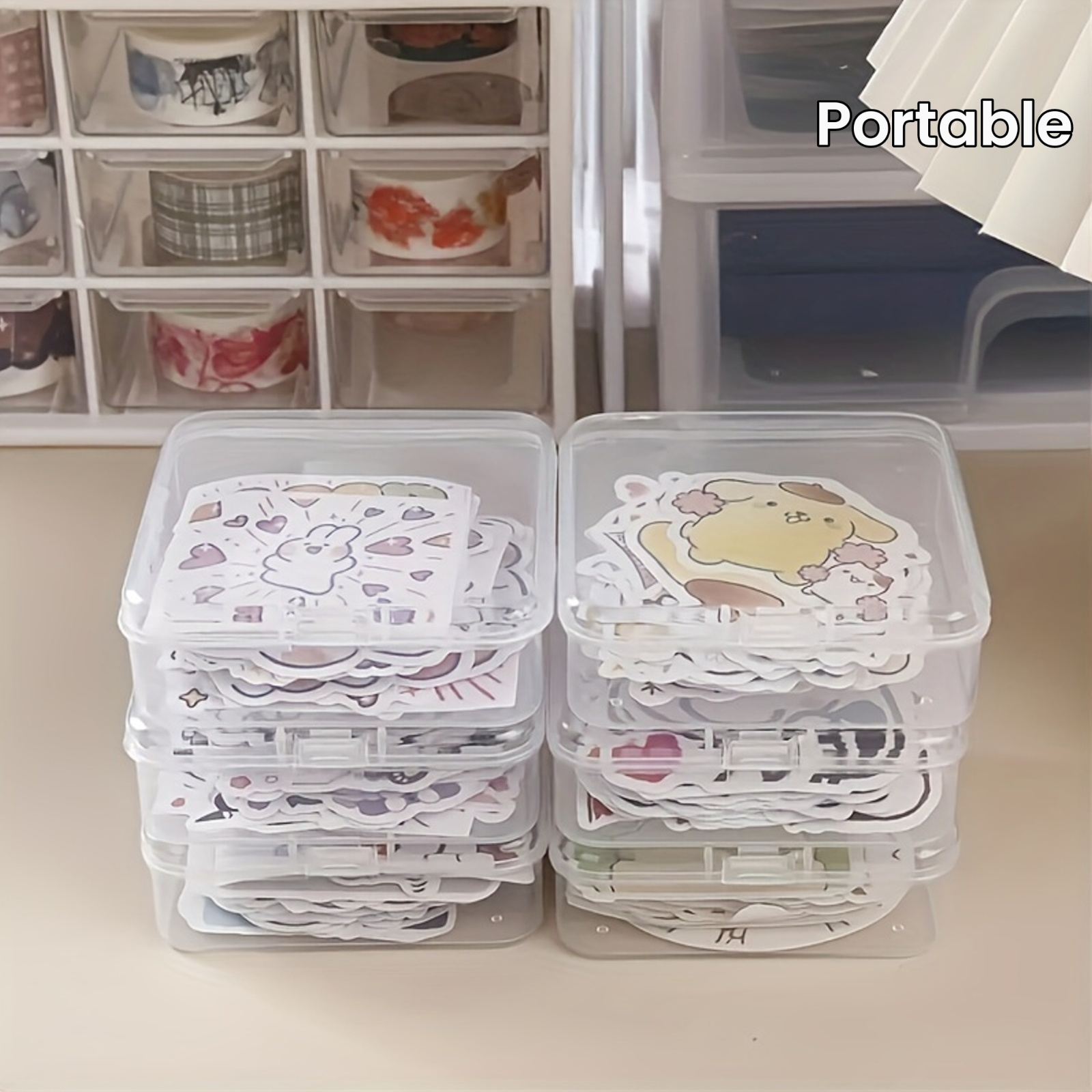 8pcs Clear Storage Boxes Porta - đánh giá và giá Token Tray Organizer