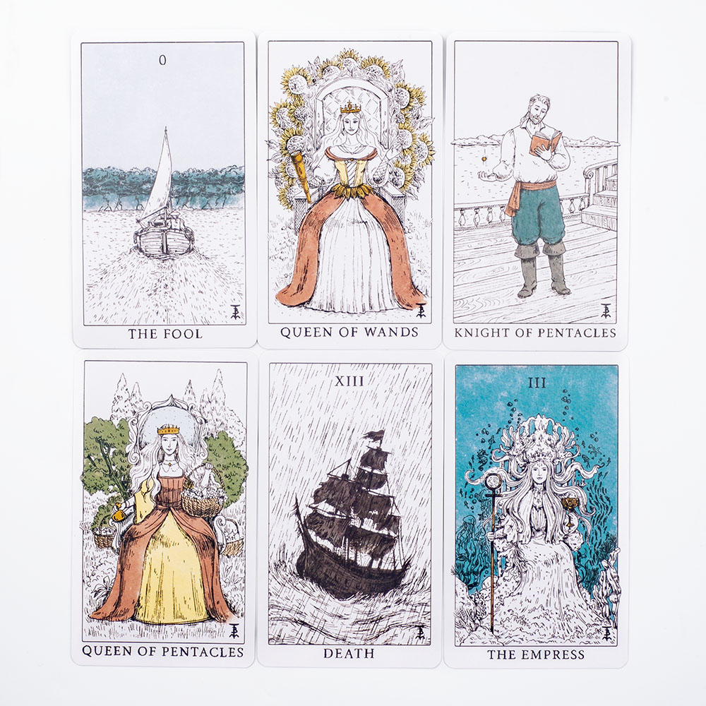 Ocean Themed Tempest Tarot  De - đánh giá và giá Board Game Master
